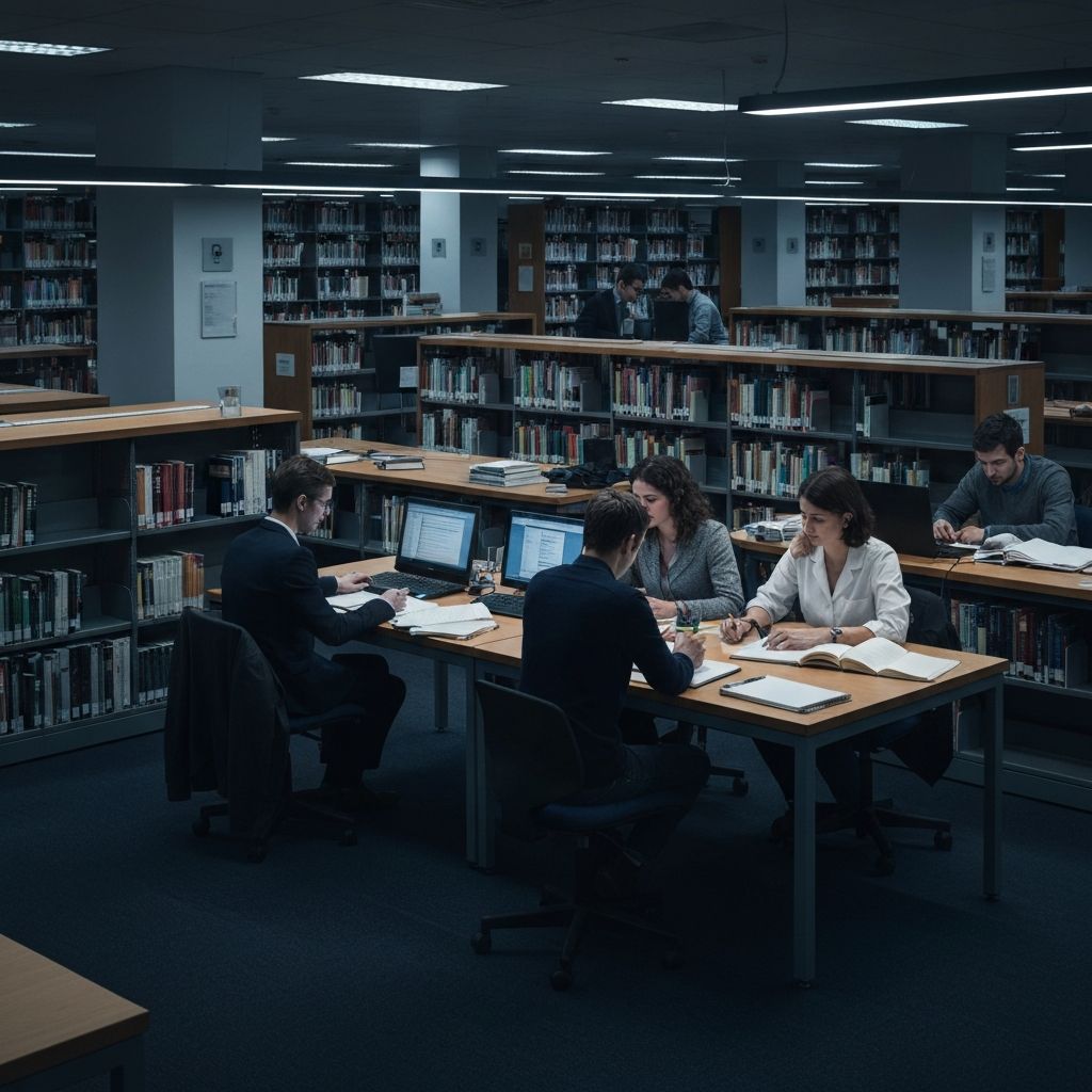 Institutional research and learning environment with organized information systems and scholarly atmosphere